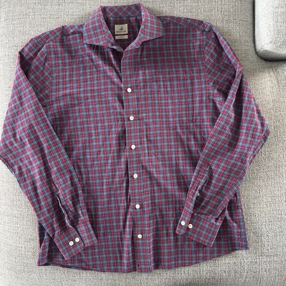 Johnnie-O Button Down‎ Shirt L